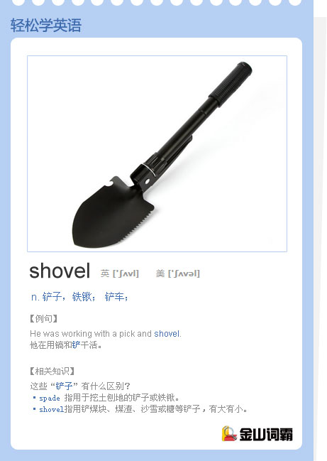 shovel是什么意思?